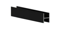 H-profil GEP AL 10mm tenký 5,60m čierna matná