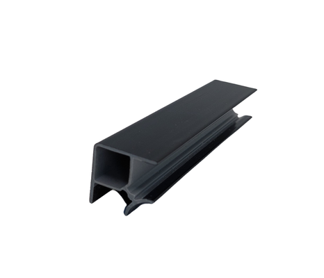 Roh k soklu GALEA čierny matný 150mm,  90° - PVC
