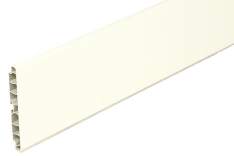 Sokel GALEA biely lesklý 4000x100mm - PVC